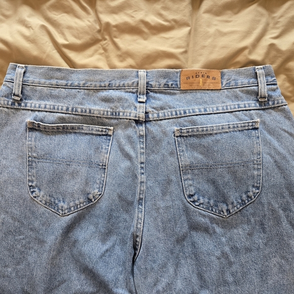 VTG Riders Denim Womens Straight Leg Blue Jeans - Picture 5 of 11